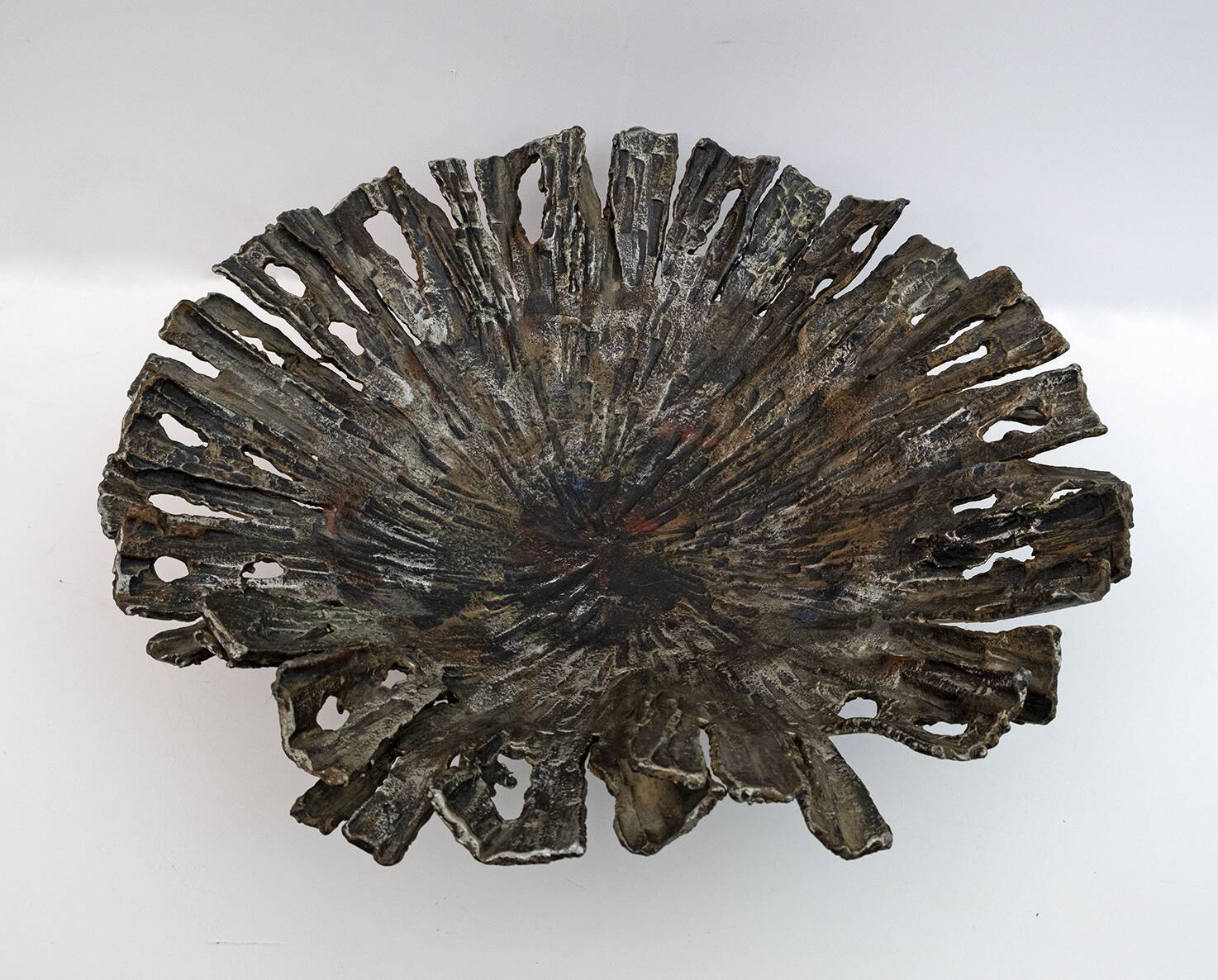 Salvino Marsura Brutalist Forged Iron Centerpieces, 1970s