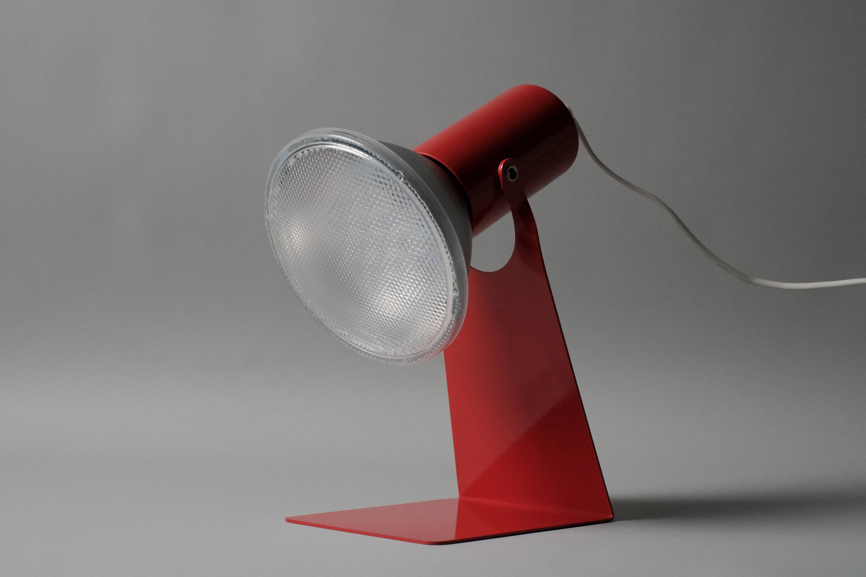 Vintage 1970s Gnosjo Konstsmide industrial desk lamp.