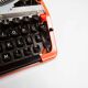 Machine à écrire brother de luxe 879 révisée et ruban neuf qwertz