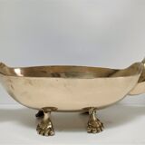 Zoomorphic cut brass bird 70s