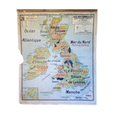 Carte Vidal Lablache Îles Britanniques