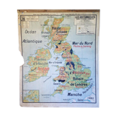 Map Vidal Lablache British Isles