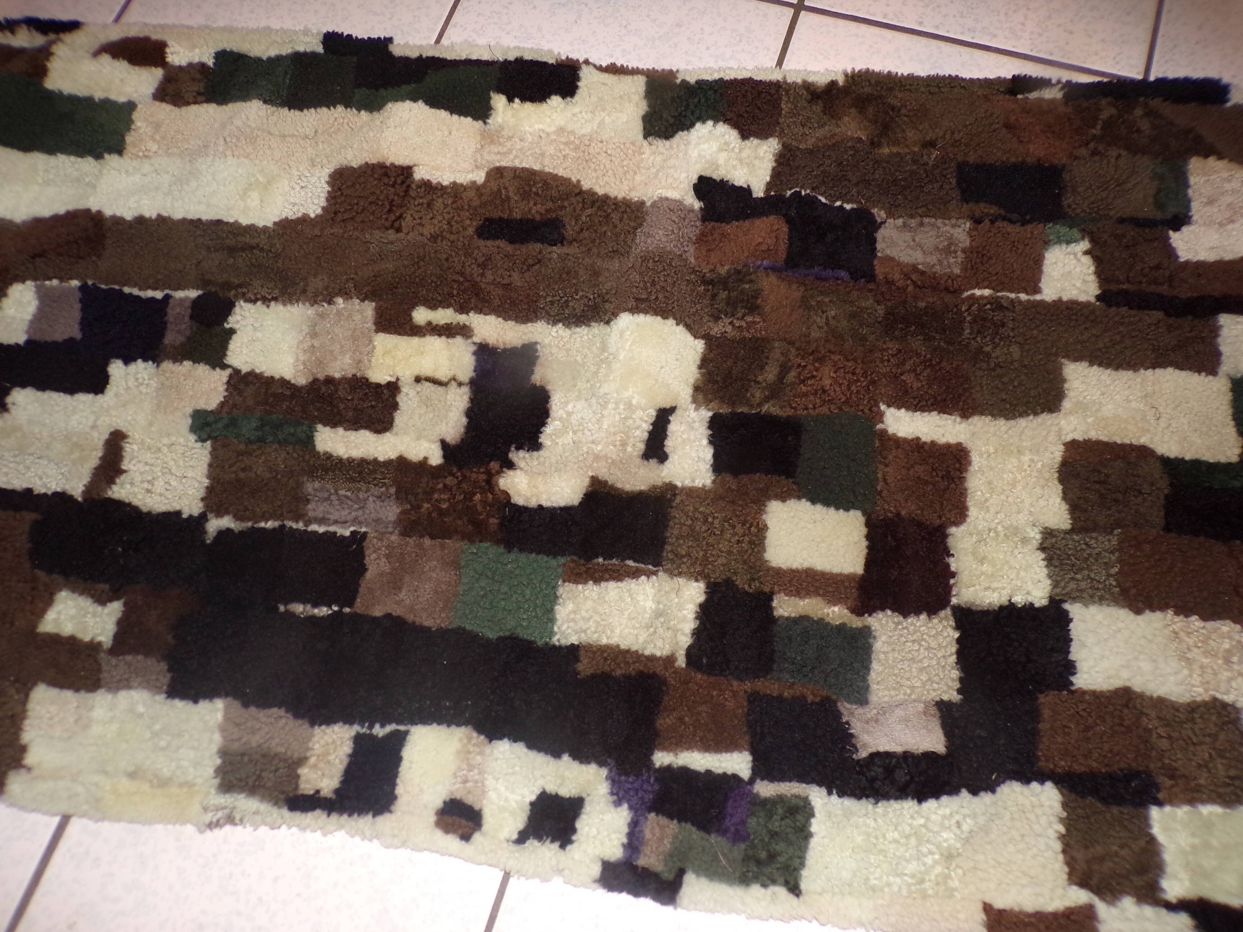 Patchwork rug 166x66cm