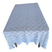 Dessus de lit ancien en crochet fait main