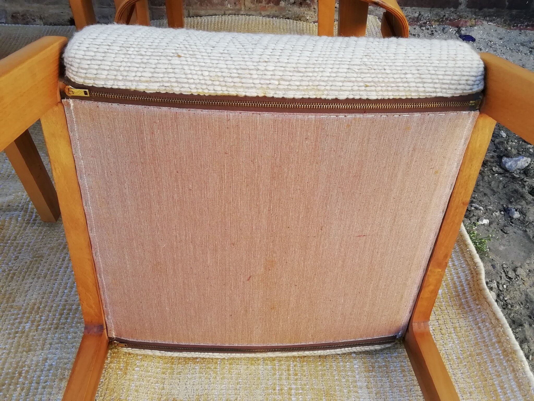 Series of 6 Chairs Scandinavian style 70s