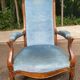 Fauteuil Voltaire Louis Philippe d'époque XIXe siècle