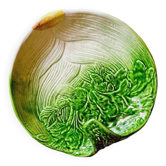 Serving dish with celery barbotine