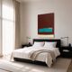 Minimalist abstract painting "garden thoughts"