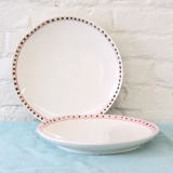 Set of two flat plates 'the bell'