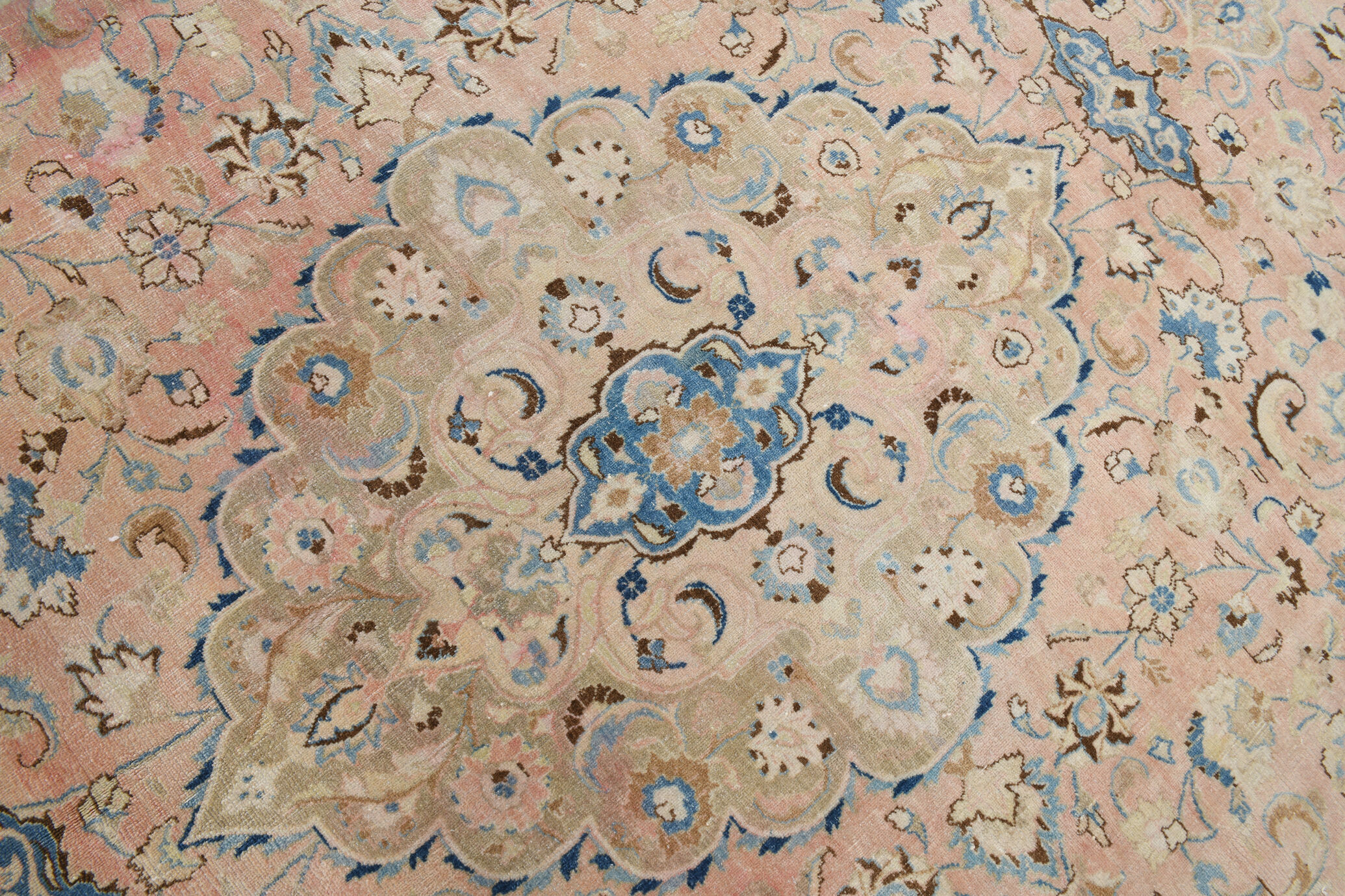 10x12 57s Persian Antique Rug, 300x379Cm