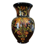 Vintage HVM Hungarian Black Vase