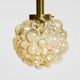 Original glass bubble pendant lamp from the 1960s | Manufactured by Limburg