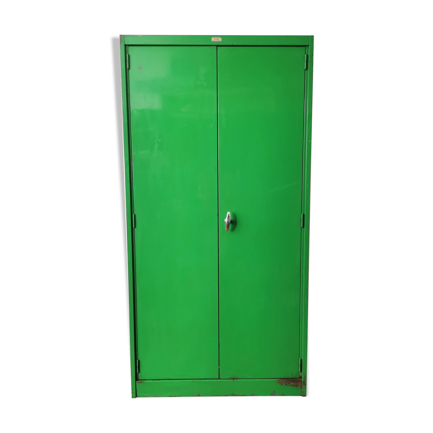 Green industrial Ronéo wardrobe 50s