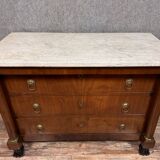 Empire period mahogany chest of drawers circa 1810