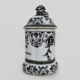 Chasonic porcelain medicine jar, hand painted. XIXth