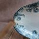 Ravier iron earth Sté Amandinoise – model Eyelets – old blue decoration