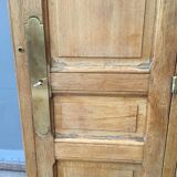 Former wardrobe of the Bank of France in light oak, 2 doors, years 30