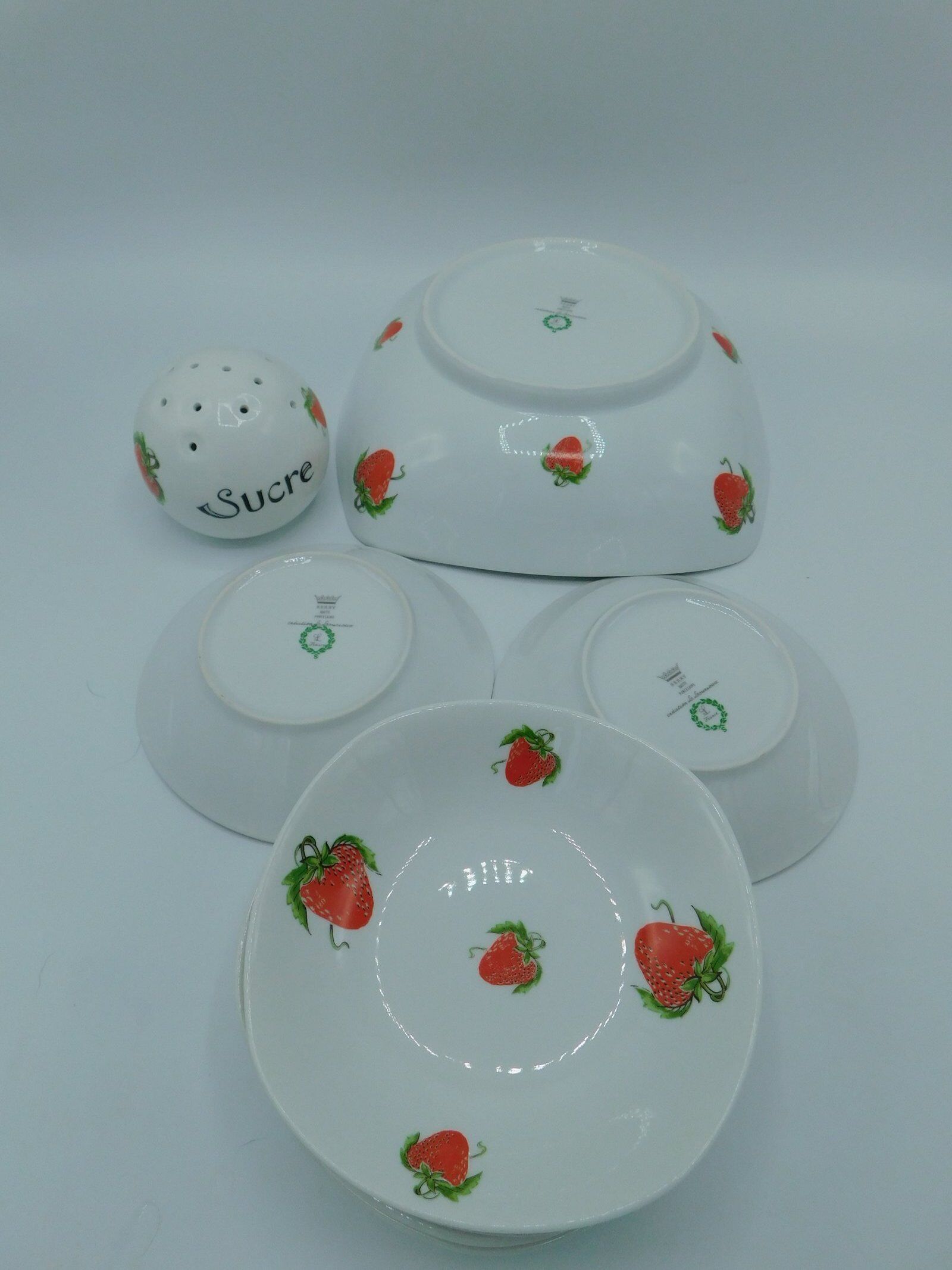 Strawberry service, Berry Porcelain