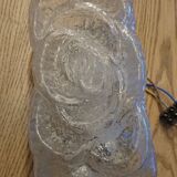 70s 1970s glass ceiling light