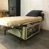 Vintage folding bed cabinet