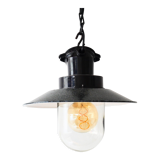 Old luminaire in enamel and bakelite