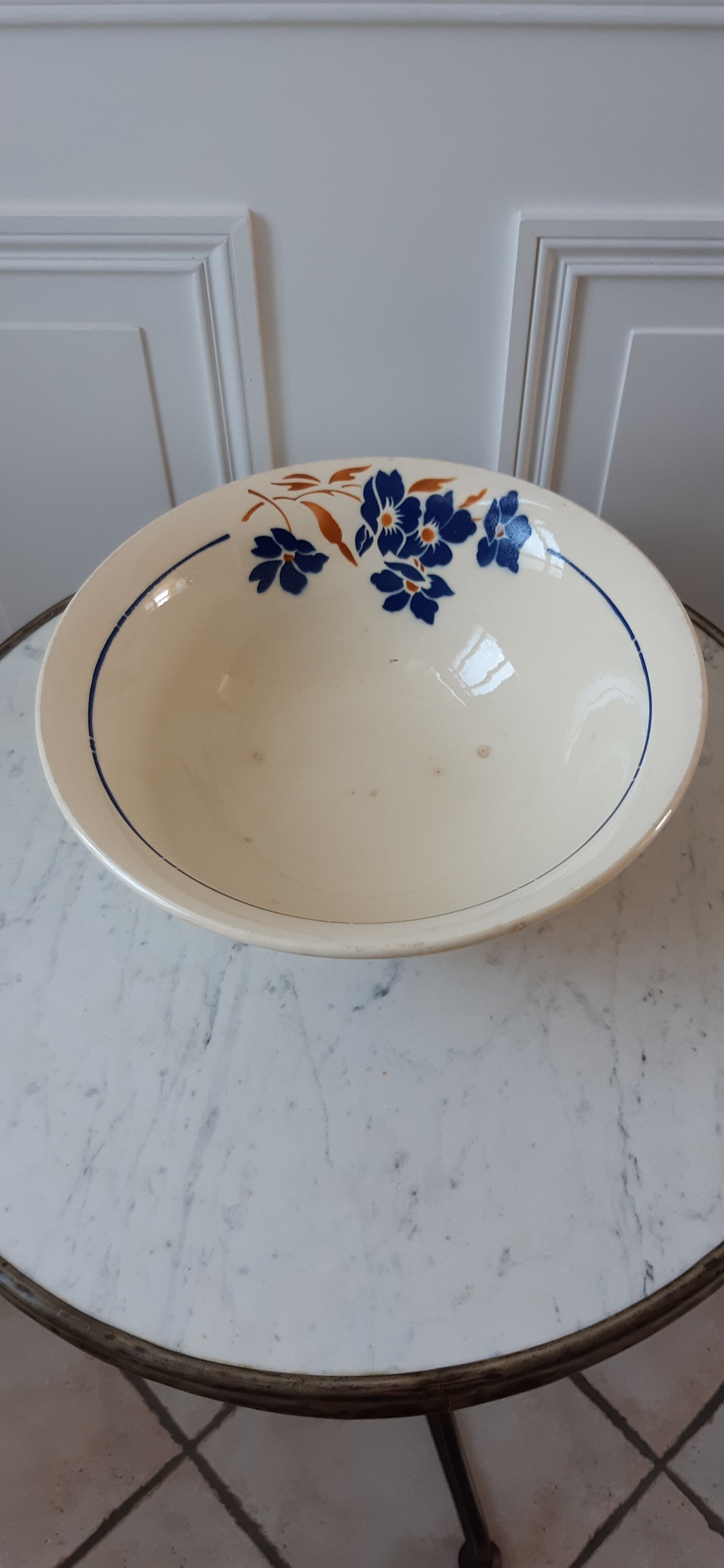 Salad bowl Badonviller model "Tunis" years 30-40