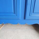 Blue bookcase