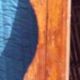 Tablet teak mirror