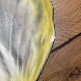 Yellow ceramic empty pocket cup by Pol Chambost