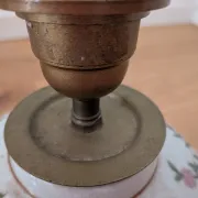 Vintage Chinese porcelain globe lamp
