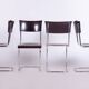 Set of 4 Restored Bauhaus Chairs, Mart Stam, Robert Slezak, Czechia, 1930s