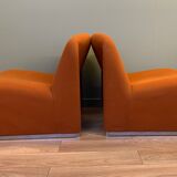 Pair of Alky armchairs by Giancarlo Piretti for Castelli