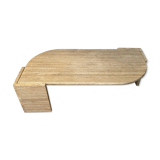 Drop of water coffee table in travertine, 1970