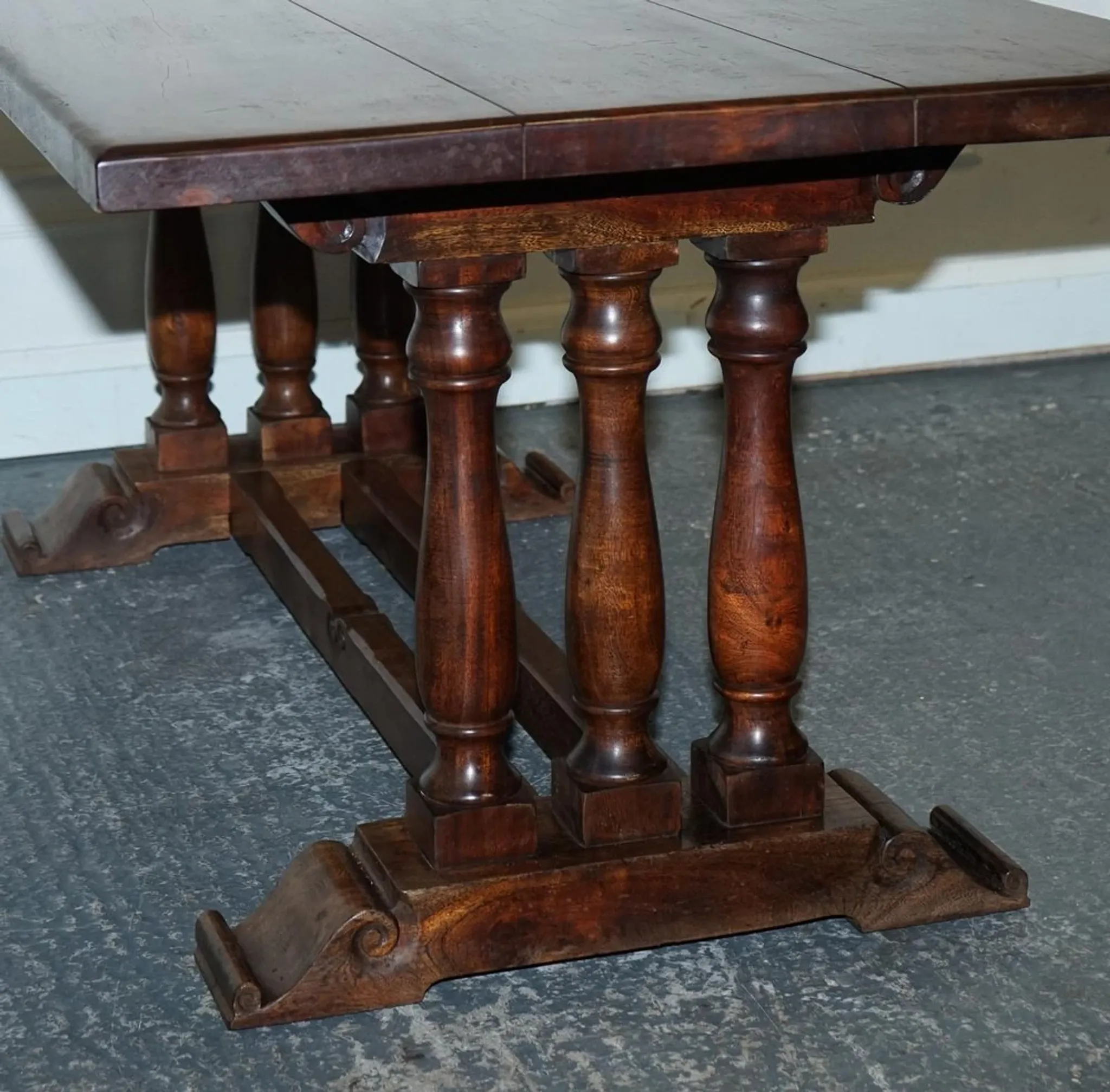 Vintage Rectangular Dining Table in Hardwood