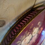 Old painted sheet metal top