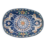 Bol ou centre de table vintage en céramique fait main et peint à la main, Italie