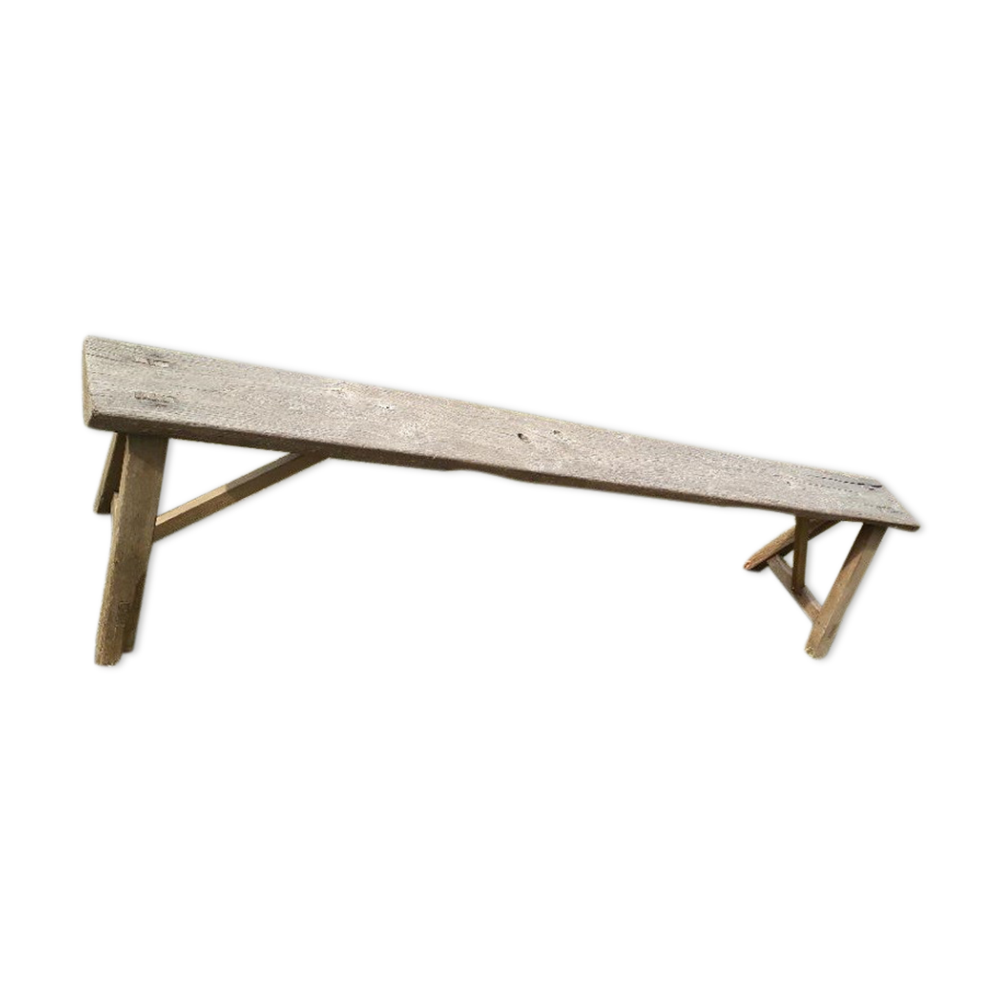 Oak farm bench