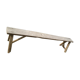 Oak farm bench