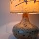 Vintage pyrite stone lamp