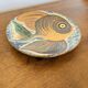 Large dish with fish decoration Puigdemont Spain