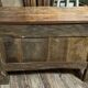 Curved Louis XV period chest of drawers in solid elm mid-18th century