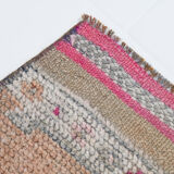 3x10 pastel wool vintage runner rug 309x98cm