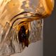 Toni Zuccheri, large wall lamp for Venini, Italy 1960's