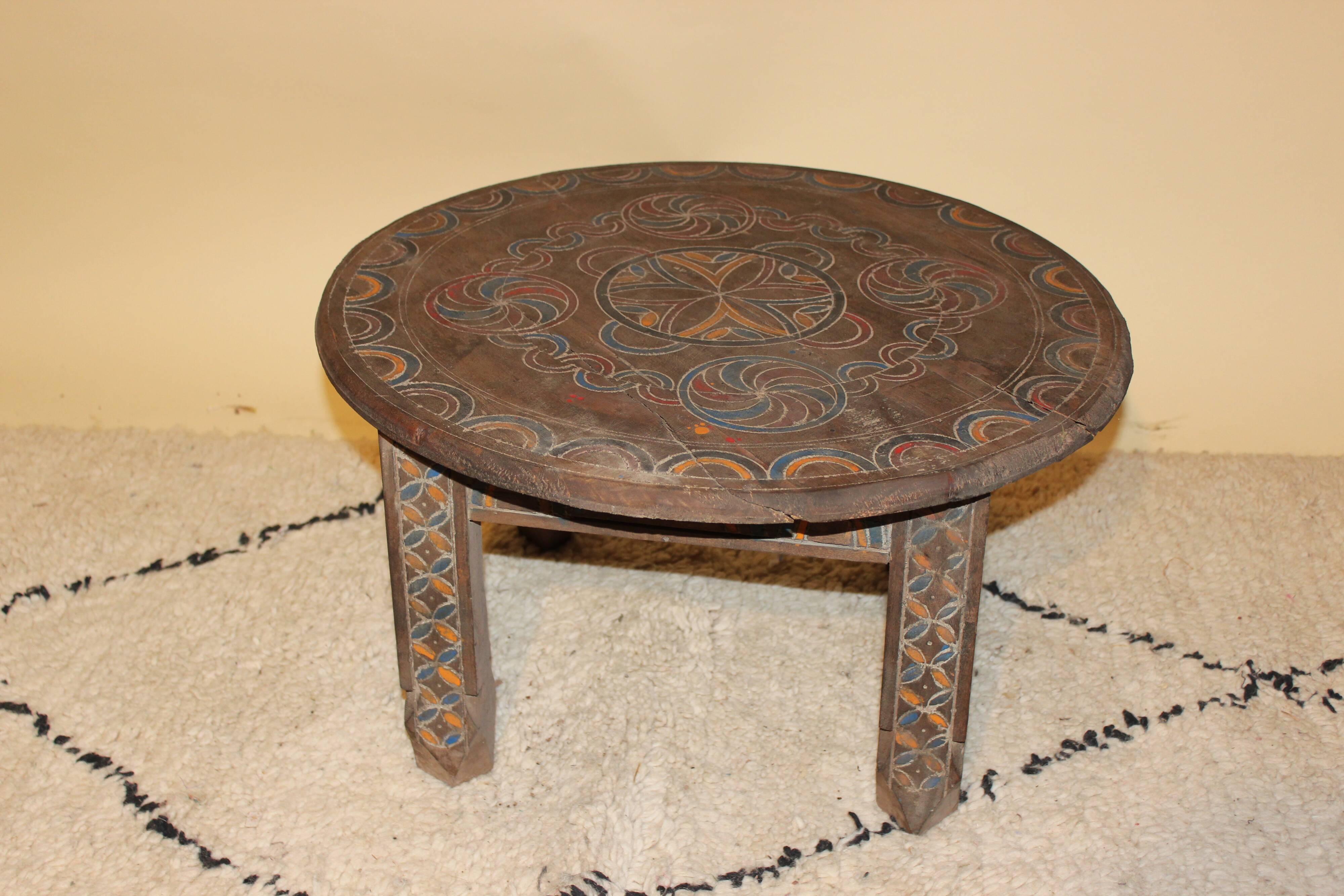 Berber wooden coffee table