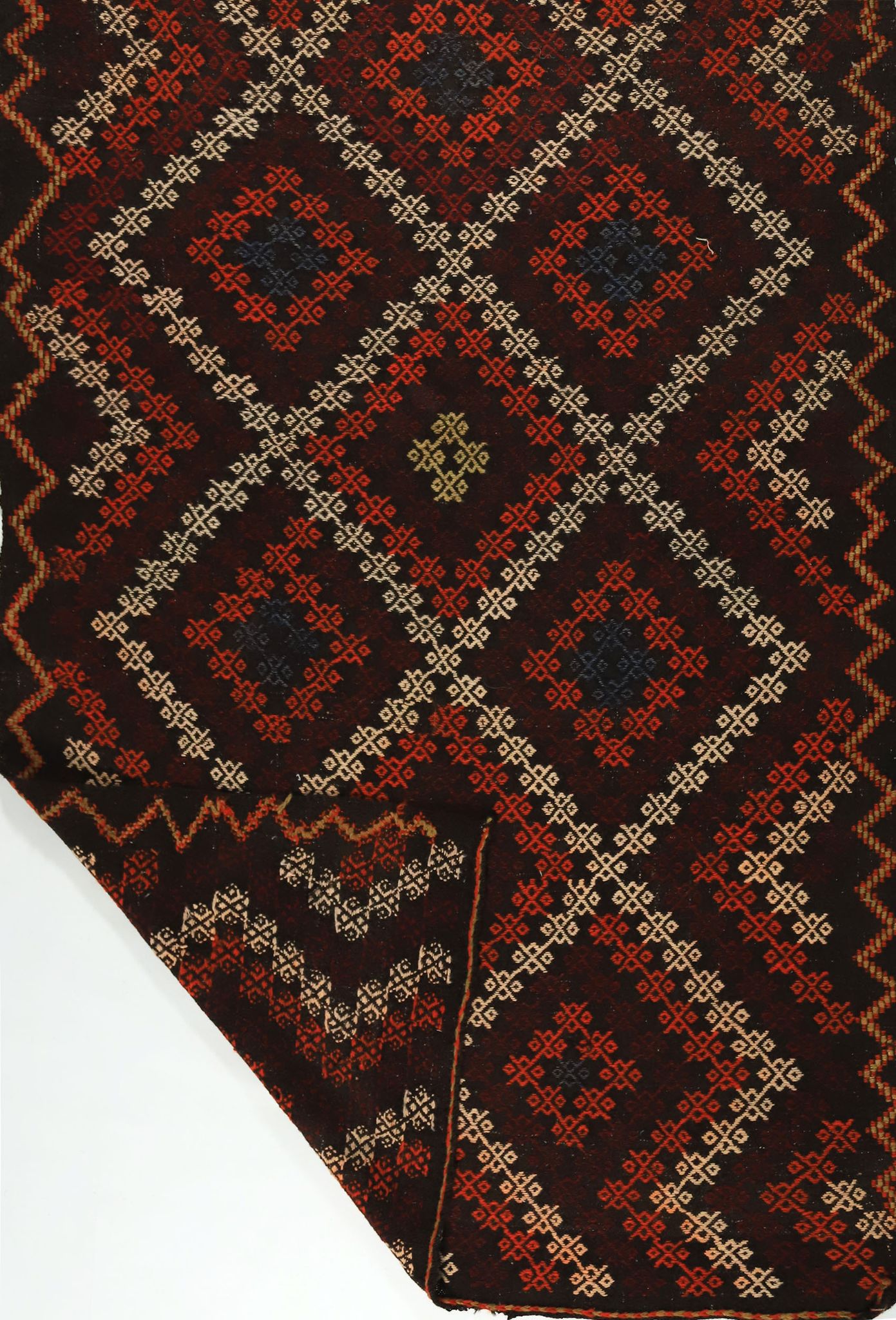 Tapis en kilim artisanal anatolien 287 cm x 157 cm