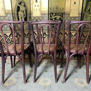 Suite de 6 chaises bistrot baumann