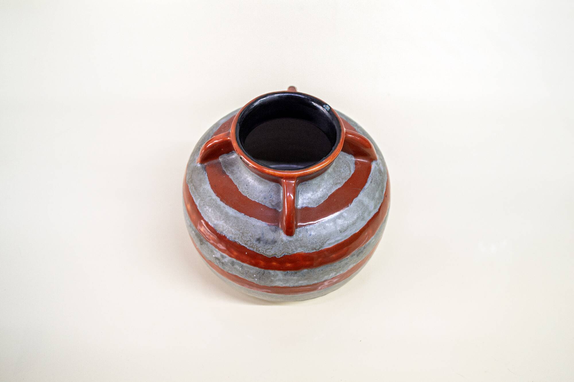 Vaso in ceramica La Fiamma, Albisola, 1940
