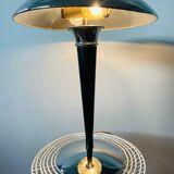 Unique Dakapo Lamp. Chrome art deco table lamp Ikea 1980s. Bauhaus style mushroom lamp