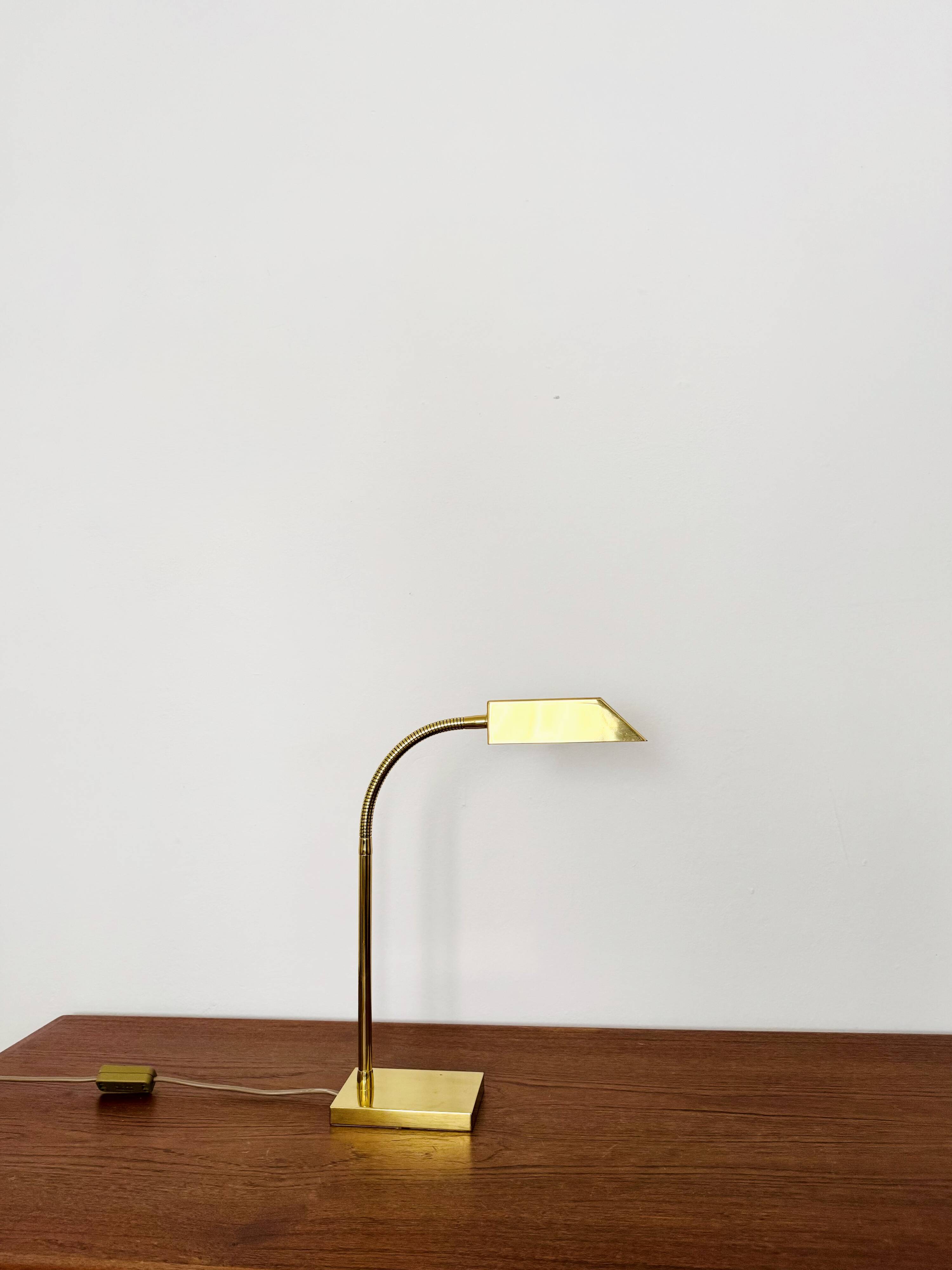 Brass Table Lamp by Vereinigte Werkstätten Collection