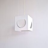 White metal pendant lamp by Shogo Suzuki for Orno, Finland 1960's